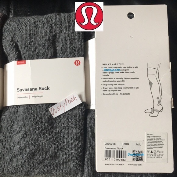 Lululemon Savasana Thigh High Socks Over The Knee - Picture 5 of 5